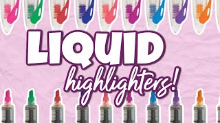 Sharpie Liquid Highlighter Review  Mildliner Comparison [upl. by Riorsson]