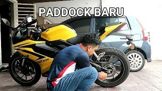 Pasang spools swing arm Yamaha R15 Kuning Untuk Paddock [upl. by Akinihs]