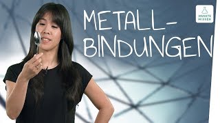 Metallbindungen einfach erklärt I musstewissen Chemie [upl. by Gennie939]