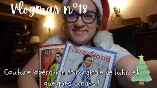 VLOGMAS 18  2023  Couture du pantalon Jasmin quelques achats et des bêtises [upl. by Alimrahs]