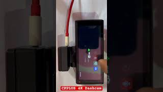 CPPLUS 4K Dashcam how to enable WiFi cpplus dashcam 4kdisplay [upl. by Immot115]