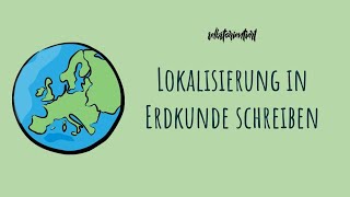 Lokalisierung in Erdkunde schreiben  Aufbau  Beispiel  Geographie  Klausur  PDF  Musterlösung [upl. by Airotnahs]