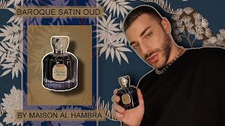 BAROQUE SATIN OUD by Maison Alhambra  BEASTMODE fragrance and a perfect dupe [upl. by Oina]