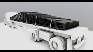 CARGO MODELS FOR TRUCK TRAILER Roof Modul Type 3 [upl. by Aneez]