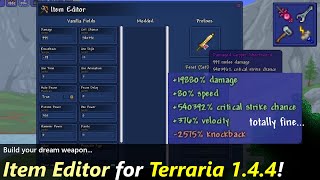 Item Modifier mod for Terraria 144 ─ DragonLens got that covered [upl. by Ycnalc926]