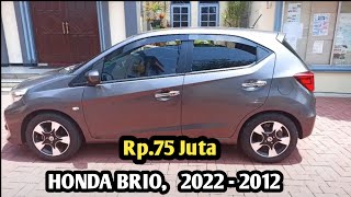 HARGA HONDA BRIO  20222021202020192018201720162015201420132012 [upl. by Attenohs659]