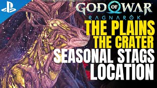 quotThe Plainsquot all Seasonal Stags Map Location  Stag Map location  God of War Ragnarok [upl. by Atnohs599]