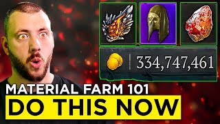 Infinite Materials Gold and Mythics  Best Farm in Season 5 Diablo 4 [upl. by Selry]