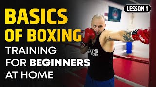 Basics of Boxing  Training for beginners at Home [upl. by Netsud370]