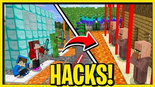 Minecraft 🔐Security Build Hacks 🧱You NEED TO TRY [upl. by Aihtyc884]