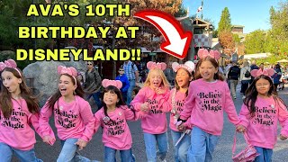 AVAS 10TH BIRTHDAY PARTY VIP AT DISNEYLAND [upl. by Ingemar700]