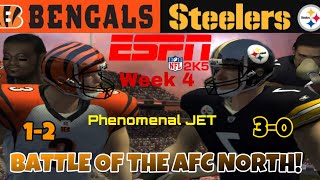 ESPN NFL 2K5 FRANCHISE MODE WEEK 4 BENGALS  STEELERS PS2 32 TEAM FRANCHISE MODE [upl. by Hueston]