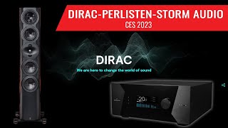 CES 2023  Perlisten DIRAC Storm Audio [upl. by Suidualc]