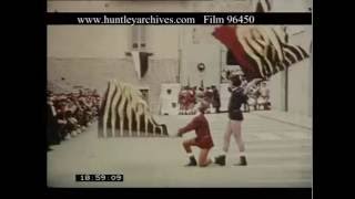 Gubbio Festival Italy 1970s  Film 96450 [upl. by Anaoy]