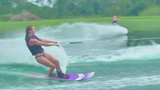 HO Hovercraft Slalom Water Ski at Water Ski World [upl. by Enelrad898]