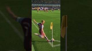 WardProwse Corner Kick Goal vs Wolves in eafc24 😱 wardprowse westham premierleague olimpico [upl. by Erund]