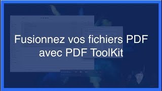 Astuce Mac  Fusionnez vos fichiers PDF avec PDF Tool Kit [upl. by Aicetal]