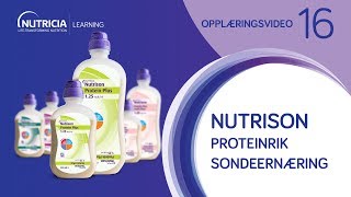 Nutrison  proteinrik sondeernæring til voksne [upl. by Nickey]