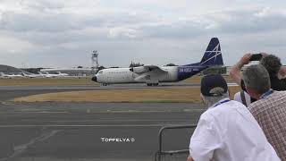 C130J Super Hercules impressive short tactical landing [upl. by Nnyleuqaj99]