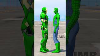 GTA V  GREENSPIDERMAN VS GREENIRONMAN WHO RICHEST GTA 5 🤑16 shorts gtav funnyragdolls [upl. by Viviana]