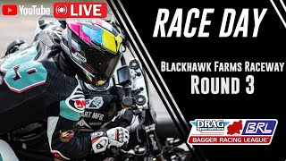 2023 Bagger Racing League Round 3  Blackhawk Farms Raceway  Full Live Broadcast [upl. by Buehler152]