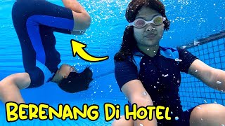 BERENANG DI KOLAM RENANG HOTEL TEPI PANTAI CHIARA JUNGKIR BALIK  Vlog Liburan Bali Part 9 [upl. by Edmanda]