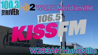 WQRV 1003 HD2 Meridianville Huntsville Alabama  W293AH 1065 Huntsville Alabama 1065 Kiss FM [upl. by Dremann928]