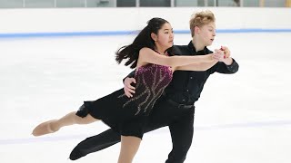 2024 US Ice Dance Final  Intermediate Combined  Rocker Foxtrot Caitlin Kim [upl. by Varick]