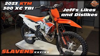 2023 KTM 300 XC TBI Jeffs Likes and Dislikes [upl. by Wallford]