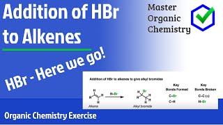 Alkenes HBr Video [upl. by Elttil]