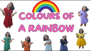 rainbow colour 🌈  LEARN 7 COLOURS OF RAINBOW  indigo colour shorts art trending viral [upl. by Yruok]