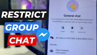 How to Restrict Group Chat in Messenger  ignore group chat [upl. by Rodnas]