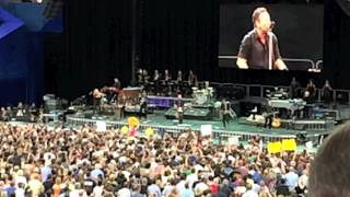 Bruce SpringsteenDancing in the Dark Perth Arena 8 Feb 14 [upl. by Leehar]