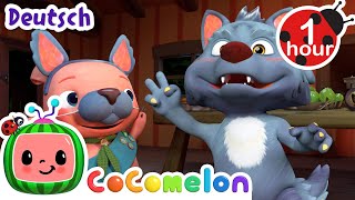 Das kleine Schweinchen  CoComelon  JJs Animal Time Deutsch  Cartoons und Kinderlieder [upl. by Godderd]