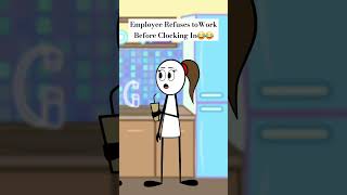 Can you work Without Pay Heated Debate🤑🤷‍♀️ lorenazoejt viralshorts foryourelatable animation [upl. by Ecraep942]