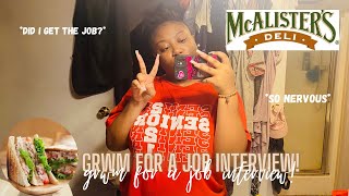 GRWM For A Job Interview McAlister’s Deli Edition Did I Get The Job [upl. by Nivahb]