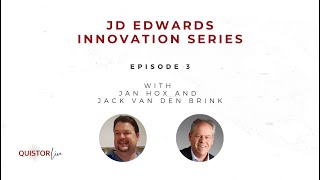 Episode 3 Quistor JDE Innovation Series with Jan Hox Hightio Jack van den Brink Quistor [upl. by Tiffanie526]