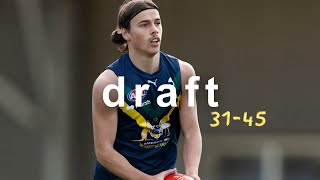 Who will be available after Pick 30  AFL Draft Rankings [upl. by Gnud]