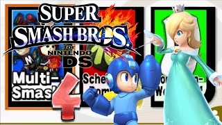 SUPER SMASH BROS 3DS 👊 4 MultiSmash ScheibenBomber amp Home Run Contest [upl. by Noelle]