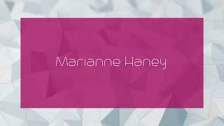 Marianne Haney  appearance [upl. by Vanden]