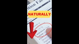 How to Lower Cholesterol Naturally  Simple Diet Hack shorts [upl. by Ateval]