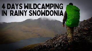 4 Days Wet Wild Camping And Exploring Snowdonia National Park [upl. by Dermot]