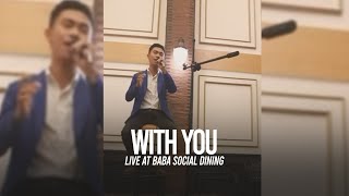 With You  Mariah Carey  Nonoy Peña Live at Baba Social Dining  Vertical Video [upl. by Llibyc596]