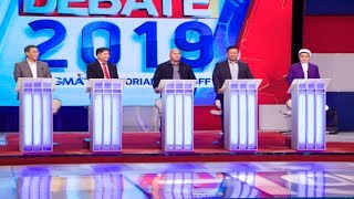 Debate2019 Diokno Gadon Dela Rosa Ejercito Gutoc  Round 1 [upl. by Bak]