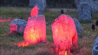 Son et lumière menhirs  Carnac  Bretagne [upl. by Goldsworthy]