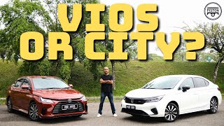 Toyota Vios or Honda City Which Should You Buy [upl. by Elraet]