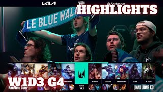 KC vs MDK  Highlights  Week 1 Day 3 LEC Winter 2024  Karmine Corp vs Mad Lions KOI W1D3 [upl. by Mirella203]