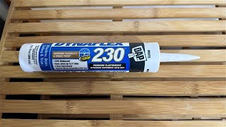 Dap Dynaflex 230 White 101 oz Tube of Sealant  10 pack [upl. by Enyalahs912]