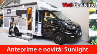 Anteprime e novità Sunlight Il brand del Gruppo Hymer presenta nuovi semintegrali su Ford Transit [upl. by Gale]