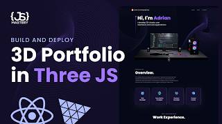 Build and Deploy an Amazing 3D Web Developer Portfolio in React JS  Beginner Threejs Tutorial [upl. by Asyla]